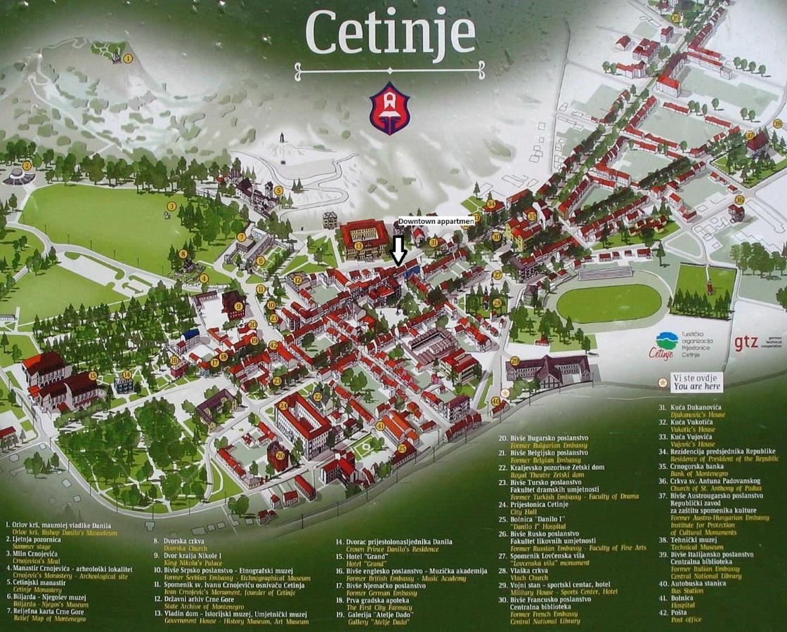 Downtown Apartment Cetinje Ngoại thất bức ảnh